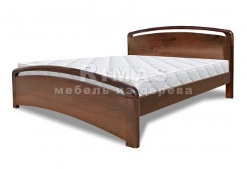 Двуспальная кровать из бука «Катания (изогнутая)»