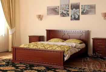Полутороспальная кровать из сосны «Хиос»