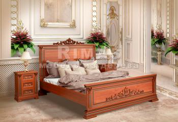 Полутороспальная кровать из сосны «Триест»