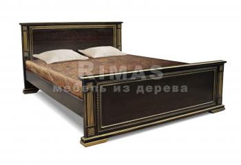 Кровать с подъёмным механизмом из дуба «Брешиа»