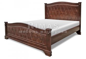 Двуспальная кровать из бука «Аликанте»