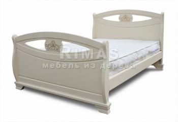 Двуспальная кровать из дуба «Бадалона»