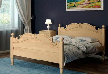 Односпальная кровать из сосны «Драма»