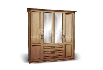 Шкаф с зеркалом из сосны «Таранто 4»